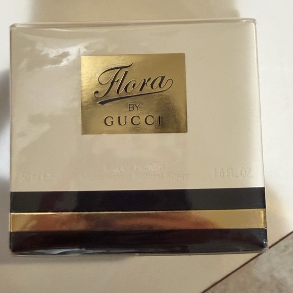 Gucci Flora Box in White, Gold & Black - Picture 3 of 7